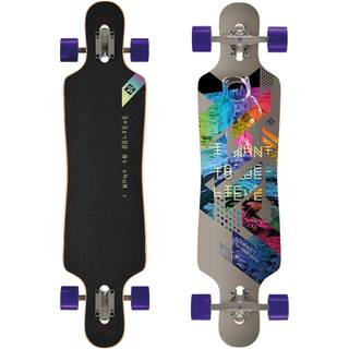 Streetsurfing Drop 39 Longboard 'I Want To Believe'