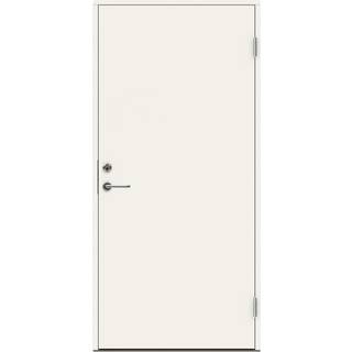 Swedoor Clever-line P-1200 facadedør inkl. karm, venstre ind, hvid - 94,8 x 211,5 cm