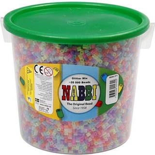 Glitter Rørperler 5x5 mm - 20.000 stk. til Kreativitet