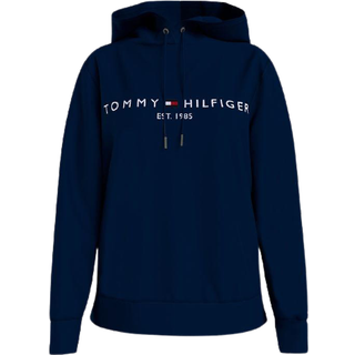 Tommy Hilfiger Heritage logo dame hættetrøje - Navy - Str. XL - Modish.dk