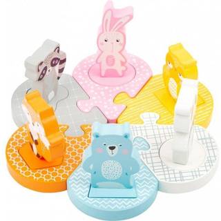 Small foot Wooden Animal Puzzle aktiviteter puslespil af træ 2y+ 12 stk. - 12 stk.