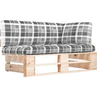 hjørnemodul til pallesofa imprægneret fyrretræ