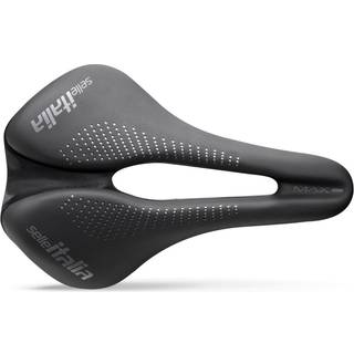 Selle Italia Max Novus Boost Evo TI 316 Gel Superflow Sadel - Sort