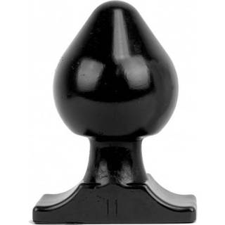 All Black Vinyl Anal Plug 19 cm