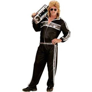 Sort 80er Joggingdragt