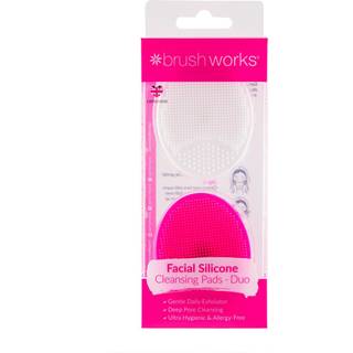 Brushworks Silicone Cleansing Pads Eksfolierende rensepuder 2 stk. - 2 stk.