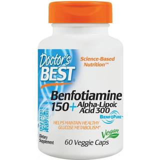 Benfotiamin 150 + alfa-liponsyre 300 - 60 kapsler