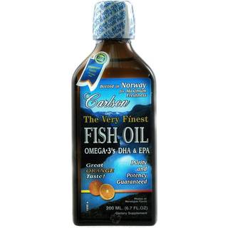 The Very Finest Fish Oil, Natural Orange - 200 ml.