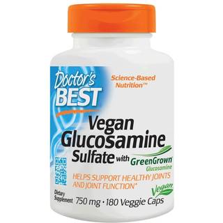 Vegansk glucosaminsulfat med GreenGrown, 750mg - 180 kapsler