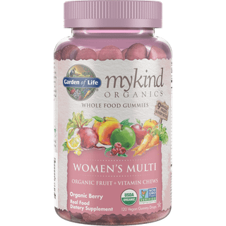 Mykind Organics Kvinders Multi Gummies, Økologisk Bær - 120 veganske gummibamser