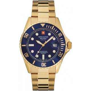 Swiss Alpine Military 7052.1165 Master Diver GMT Blå/Rosaguldtonet stål Ø42 mm