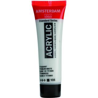 Amsterdam Akrylmaling 20 ml. Titanium White (105)