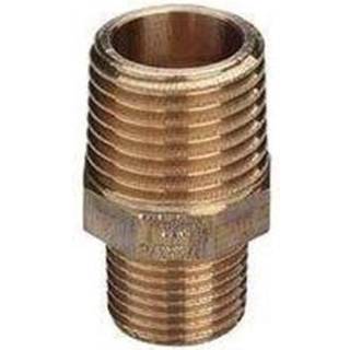 Viega Brystnippel 1/4" x 1/8" rødgods