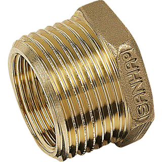PURAFIT nippelmuffe 3/4'' x 3/8'' Siliciumbronze. Blyfri.