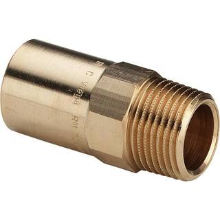 Viega Sanpress indstiksstykke 35 mm x 1 1/4" nippel/nippel rødgods