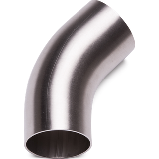 Bøjning 45° DS 316L SATIN Ø38X1,2