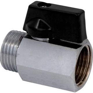 Kuglehane muffe/nippel 1/2" forkromet