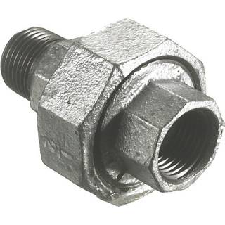 Galvaniseret union 3/4" - muffe/nippel