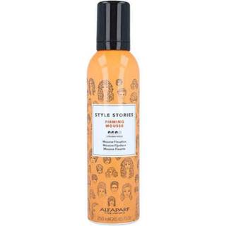 Alfaparf Milano Style Stories Firming Hair Mousse - Curl Defining Strong Hold Mousse for Wavy & Curly Hair Typer - Forstærker volumen og definere