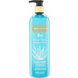 CHI Aloe Vera Detangling Dyb genoprettende balsam Til bølget og krøllet hår 739 ml - 739 ml