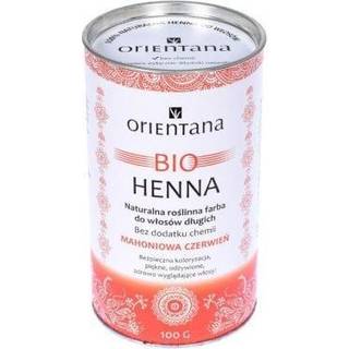 Orientana Bio Henna Long Hair Pleje af farvet hår Skygge Mahogany Red 100 g - 100 g