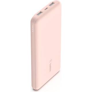 Belkin 10K Power Bank w/USB-C 15W - Rose Gold Powerbank - 10000 mAh