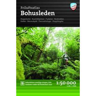 Calazo förlag Friluftsatlas Bohusleden 1:50.000 NoColour, OneSize