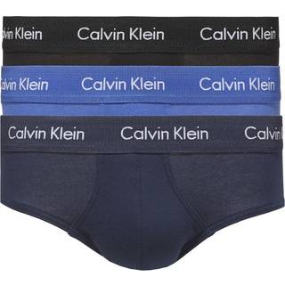Calvin Klein 3-Pack Cotton Stretch Briefs - Royal - Navy - Black