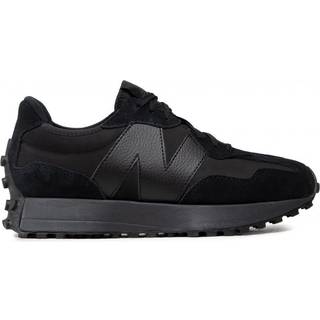 New Balance Unisex 327 i Sort Suede/Mesh, Størrelse 37