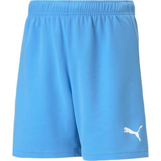 Puma Drenge Teamrise Trænings Shorts Team Lyseblå / Puma Hvid