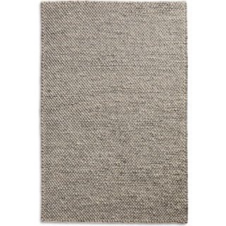 Woud Tact Tæppe 200x300 Cm t - Ensfarvede tæpper Uld Mørkegrå - 160061
