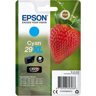 Cyan blækpatron 29XL - Epson - 6,4ml.