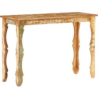 konsolbord 110 x 40 x 76 cm massivt genbrugstræ