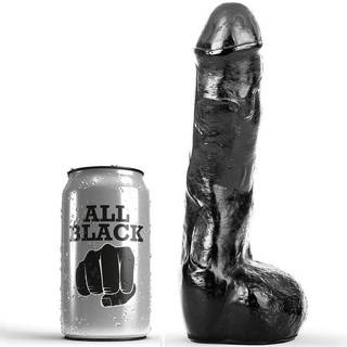 All Black 12 - Realistisk Dildo