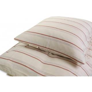 Junior sengetøj GOTS (100x140 cm) - Balance stripes Rose mix
