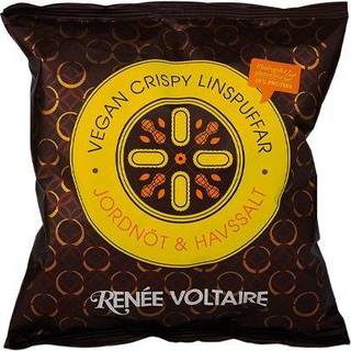 Renée Voltaire Vegan Crispy Lentil Puffs Økologisk Peanut & Havsalt - 60 g