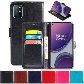 Wallet Cover 3-kort OnePlus 8T  - Lyseblå