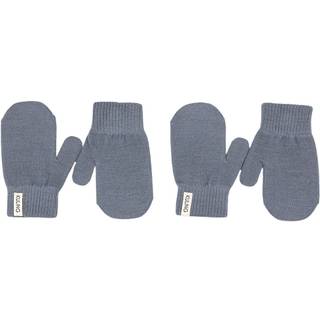Kuling 2-pak Wool Magic Vanter Flintstone Blue 4-6 Y  Blå  4-6 år  Unisex