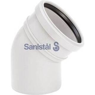 Uponor Decibel bøjning 160 mm 45° med 1 muffe