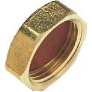 slutmuffe med pakning 1.1/2''. Messing