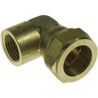 Kompressions vinkel m/muf 15x3/4'' 90°