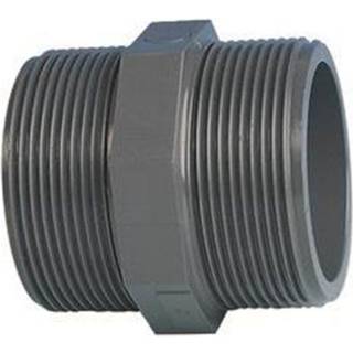 +GF+ Reduktionsnippel TP PVC grå 1 1/2" x 1 1/4"
