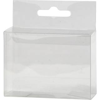 Glasklar PET Æske 74x54x26 mm - 100 stk. pakke