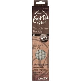 Linex Earth 2B blyanter af 100% genanvendte aviser