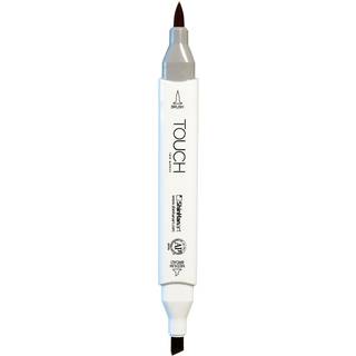 Twin Brush Marker - Brown Grey