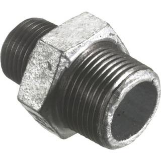 Brystnippel galvaniseret 1" x 3/4"