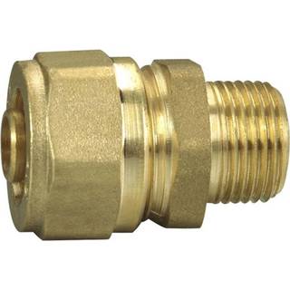 Nippel til PeX rør i gulvvarme 1/2" x 20 mm