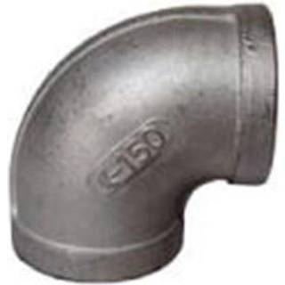 Vinkel rustfri 1/8 muffe/muffe 316L glat