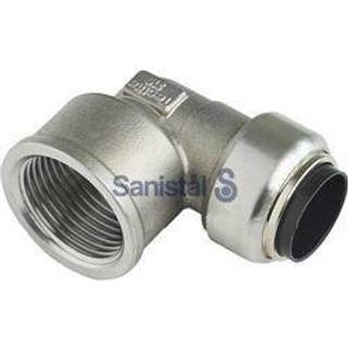 Roth vinkel 90° 28 mm x 1" muffe rustfrit stål