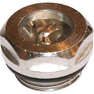 luftskrue 1/2'' med O-ring, til nøgle. Forkromet